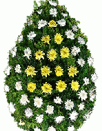 coroane funerare crizanteme